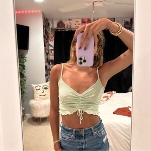 Light Green PacSun Crop Top
